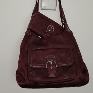 Burgundy Purse & Wallet